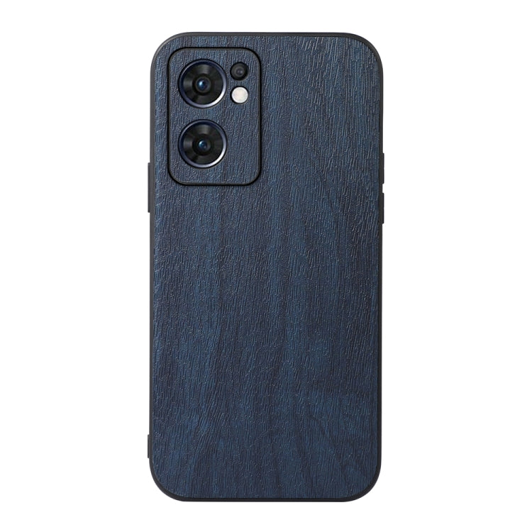 For OPPO Reno7 5G International Version / Find X5 Lite Wood Texture PU Phone Case