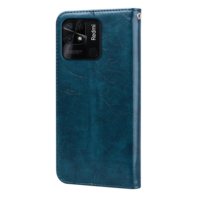 For Xiaomi Redmi 10C Oil Wax Texture Leather Phone Case
