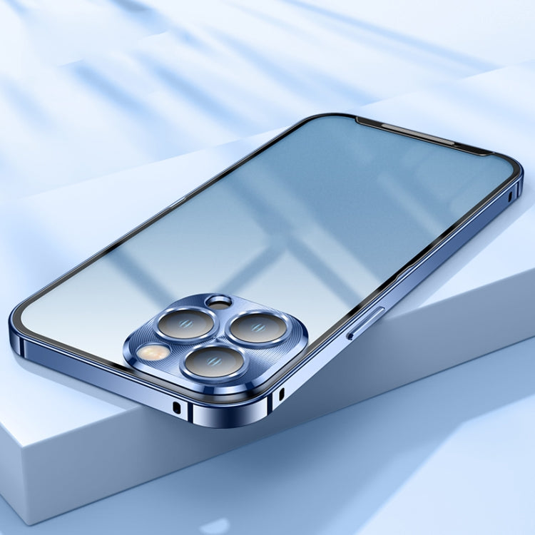 For iPhone 13 Pro Max Frosted Metal Phone Case