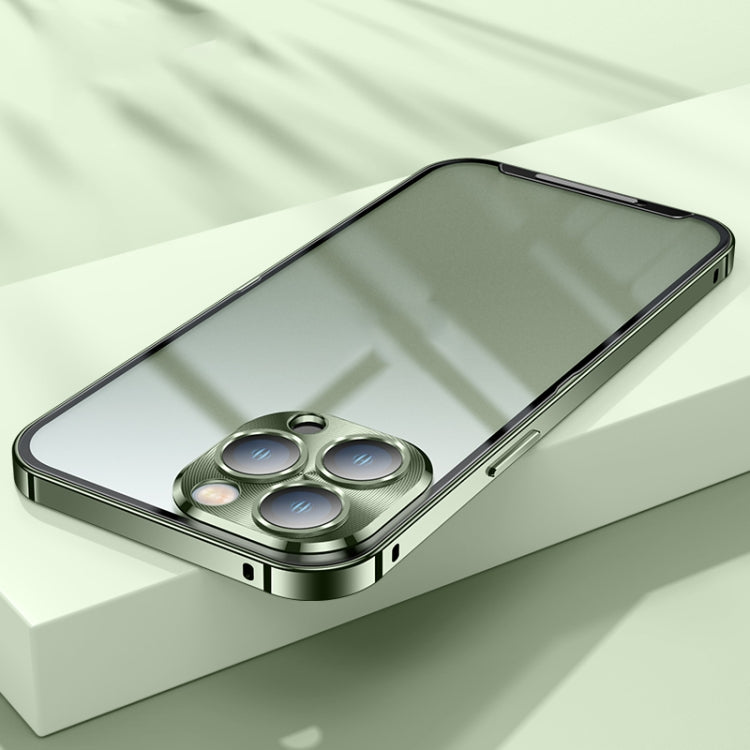 For iPhone 13 Pro Max Frosted Metal Phone Case