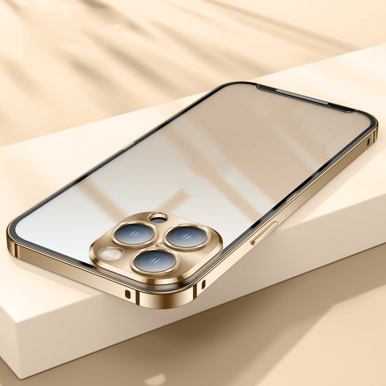 For iPhone 13 Pro Max Frosted Metal Phone Case