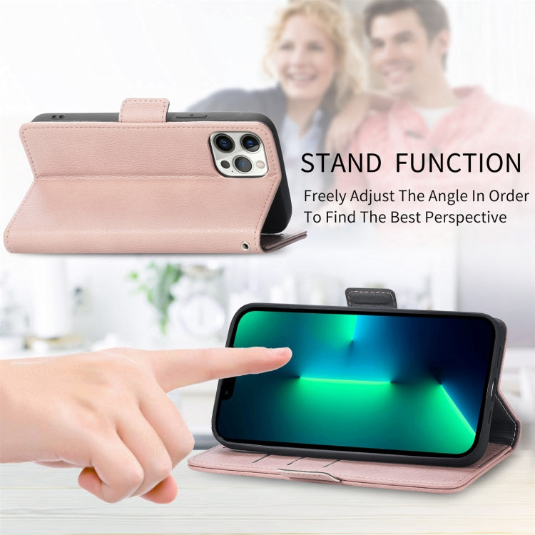 Stereoscopic Flowers Leather Phone Case For iPhone 12 / 12 Pro