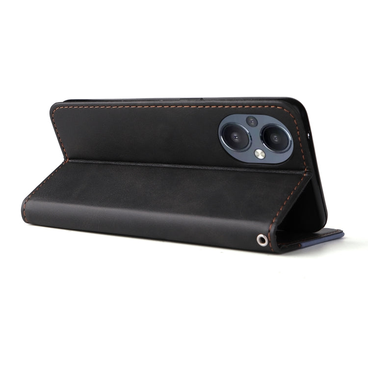 For OPPO Reno7 Z 5G / A96 5G Stitching-Color Flip Leather Phone Case