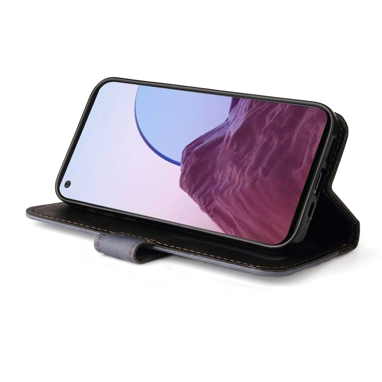 For OPPO Reno7 Z 5G / A96 5G Stitching-Color Flip Leather Phone Case