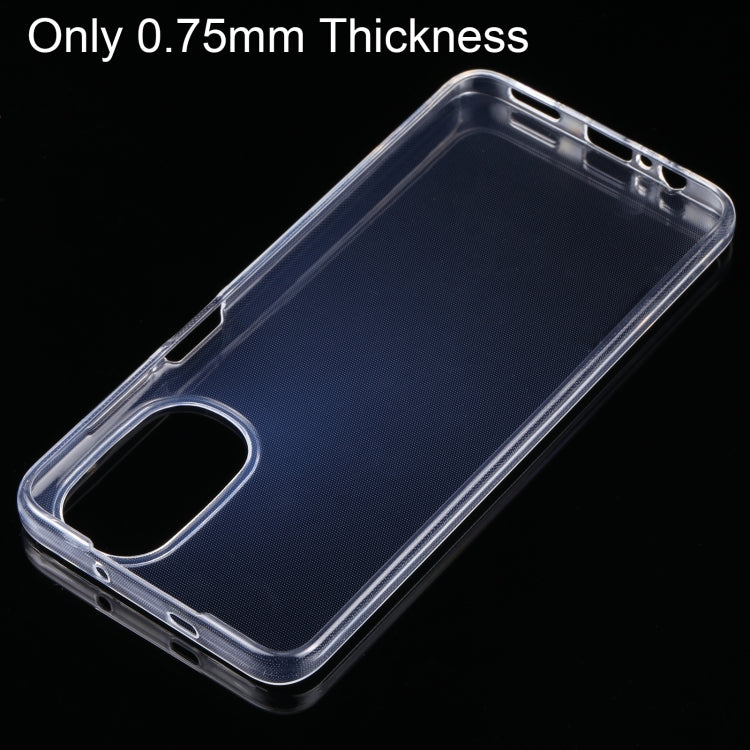For Motorola Moto G52 0.75mm Ultra-thin Transparent TPU Phone Case