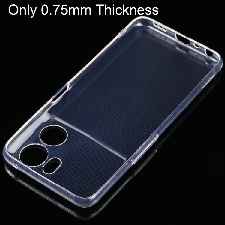 For OPPO K10 0.75mm Ultra-thin Transparent TPU Phone Case