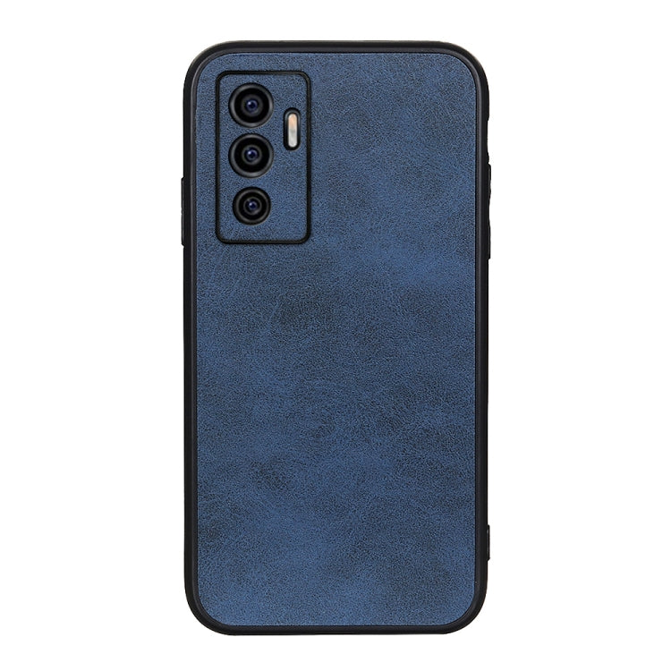 For vivo S10e 5G / V23e Accurate Hole Two-color Calf Texture PU Phone Case