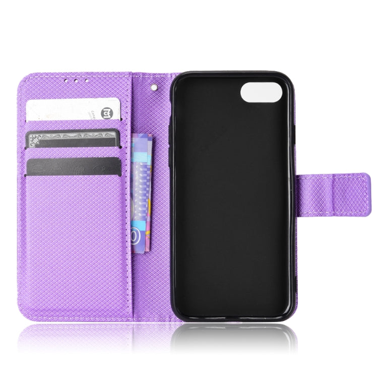For iPhone SE 2022 / SE 2020 / 8 / 7 Diamond Texture Leather Phone Case