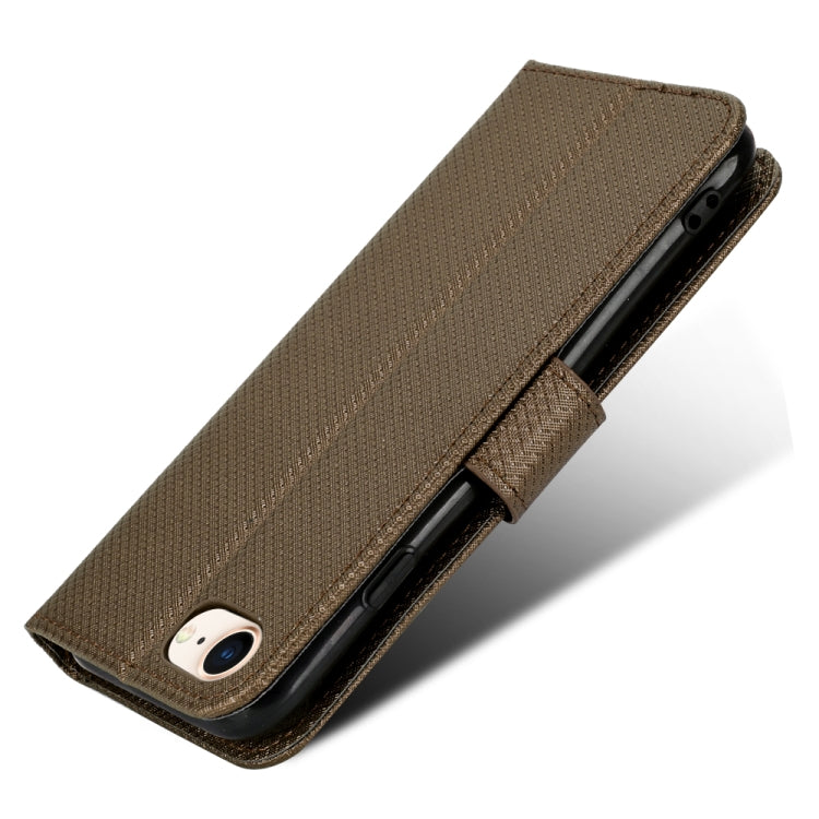 For iPhone SE 2022 / SE 2020 / 8 / 7 Diamond Texture Leather Phone Case