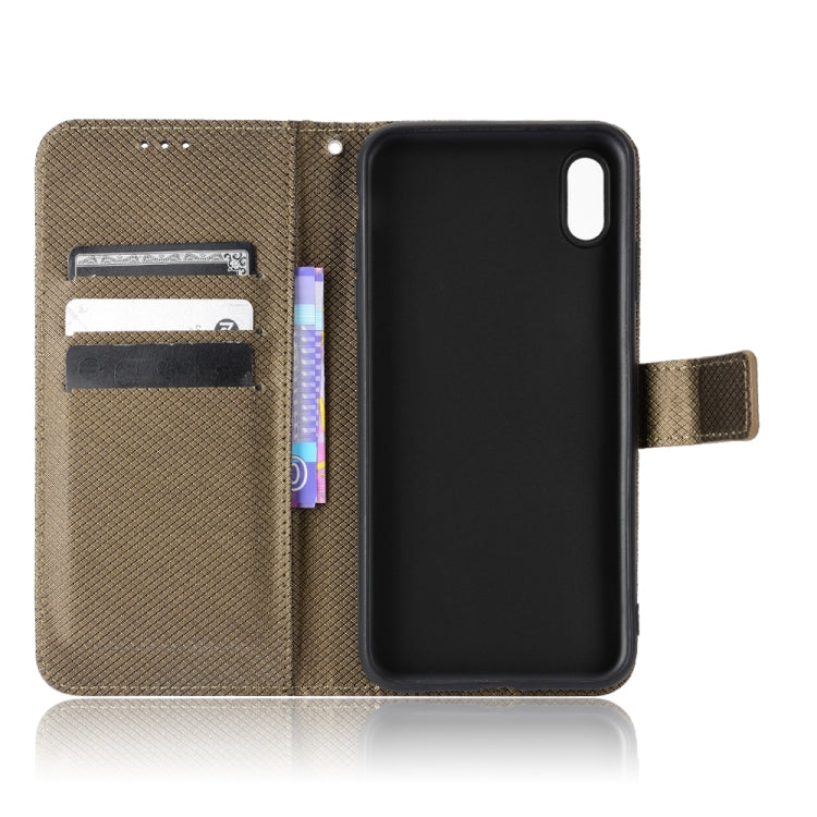 For iPhone XR Diamond Texture Leather Phone Case