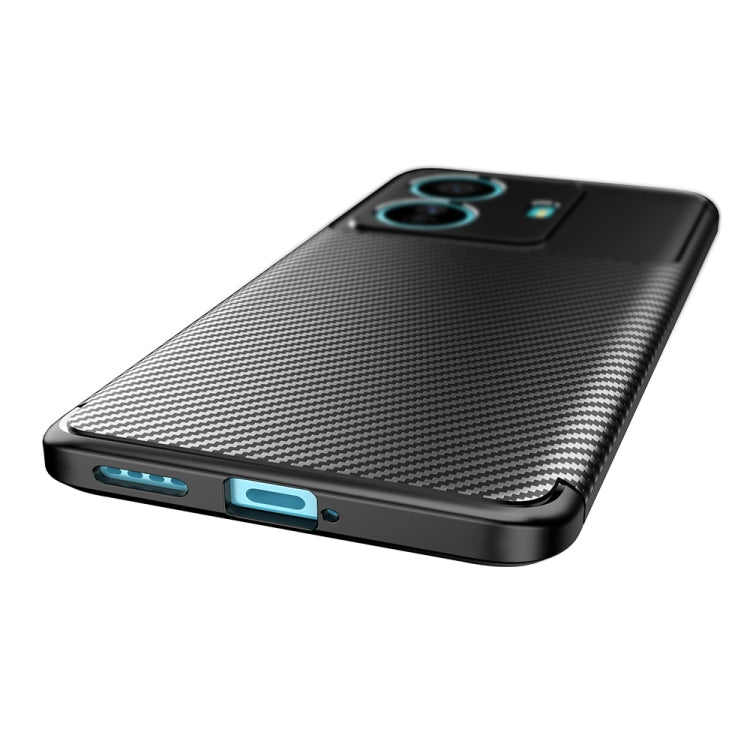 For vivo S15e Carbon Fiber Texture Shockproof TPU Phone Case