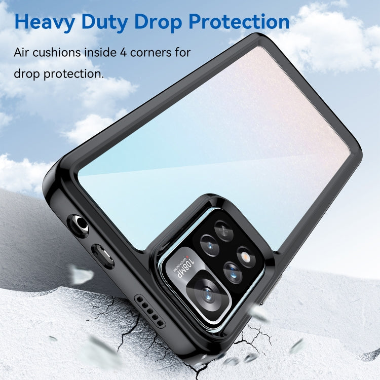 For Xiaomi Poco X4 NFC 5G Colorful Series Acrylic + TPU Phone Case