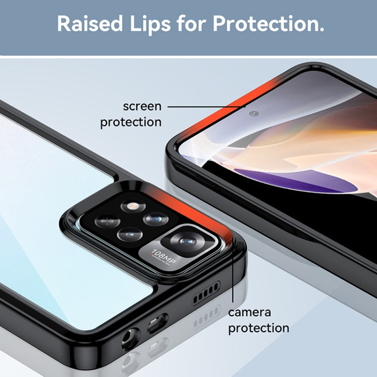 For Xiaomi Poco X4 NFC 5G Colorful Series Acrylic + TPU Phone Case