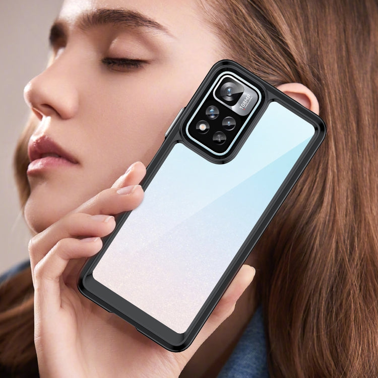 For Xiaomi Poco X4 NFC 5G Colorful Series Acrylic + TPU Phone Case