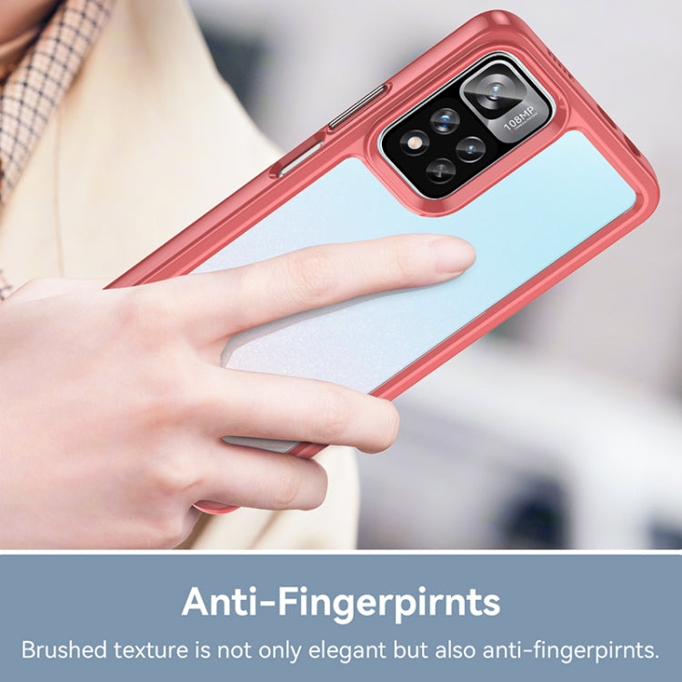 For Xiaomi Poco X4 NFC 5G Colorful Series Acrylic + TPU Phone Case