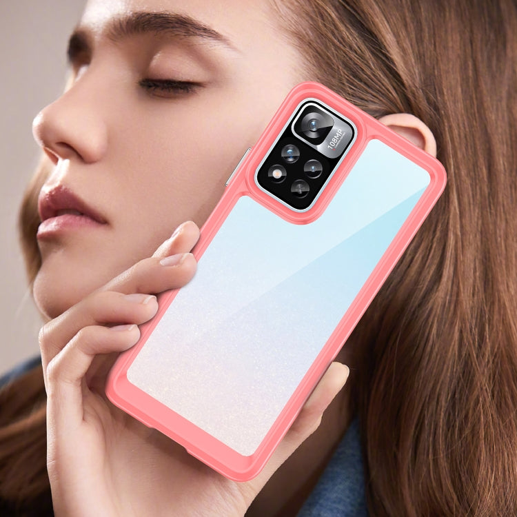 For Xiaomi Poco X4 NFC 5G Colorful Series Acrylic + TPU Phone Case