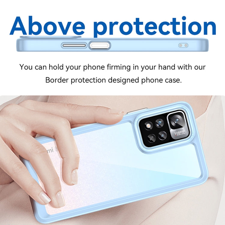 For Xiaomi Poco X4 NFC 5G Colorful Series Acrylic + TPU Phone Case