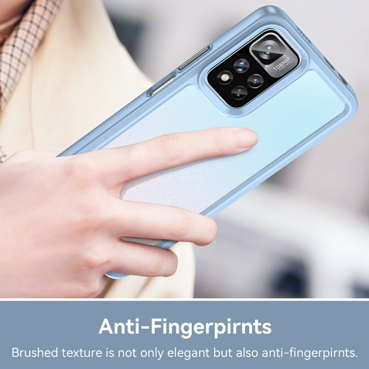 For Xiaomi Poco X4 NFC 5G Colorful Series Acrylic + TPU Phone Case