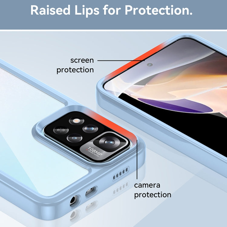 For Xiaomi Poco X4 NFC 5G Colorful Series Acrylic + TPU Phone Case