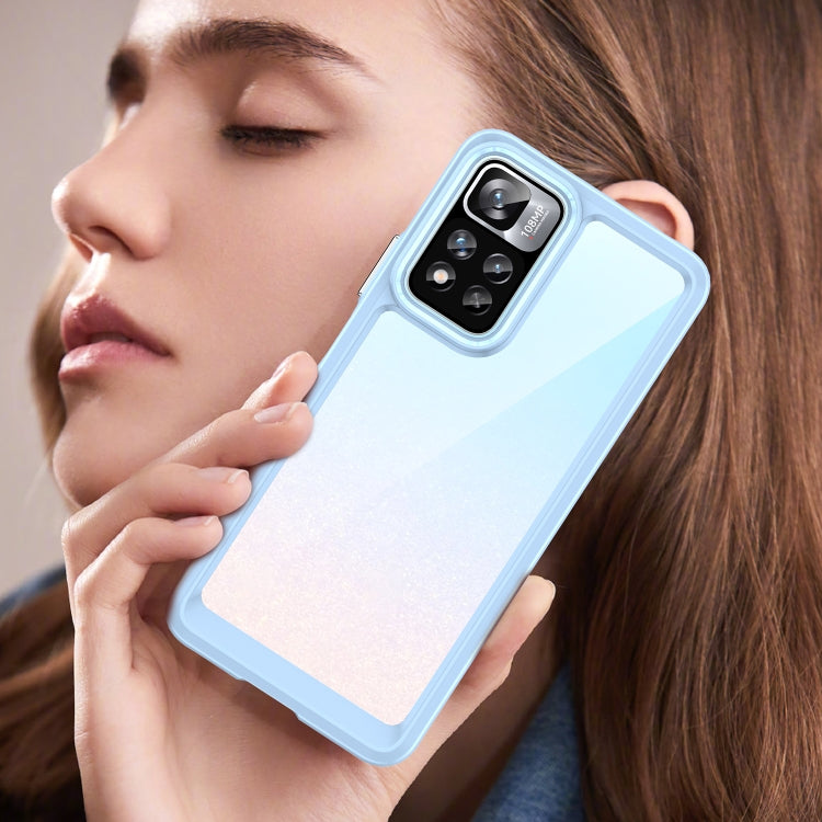 For Xiaomi Poco X4 NFC 5G Colorful Series Acrylic + TPU Phone Case