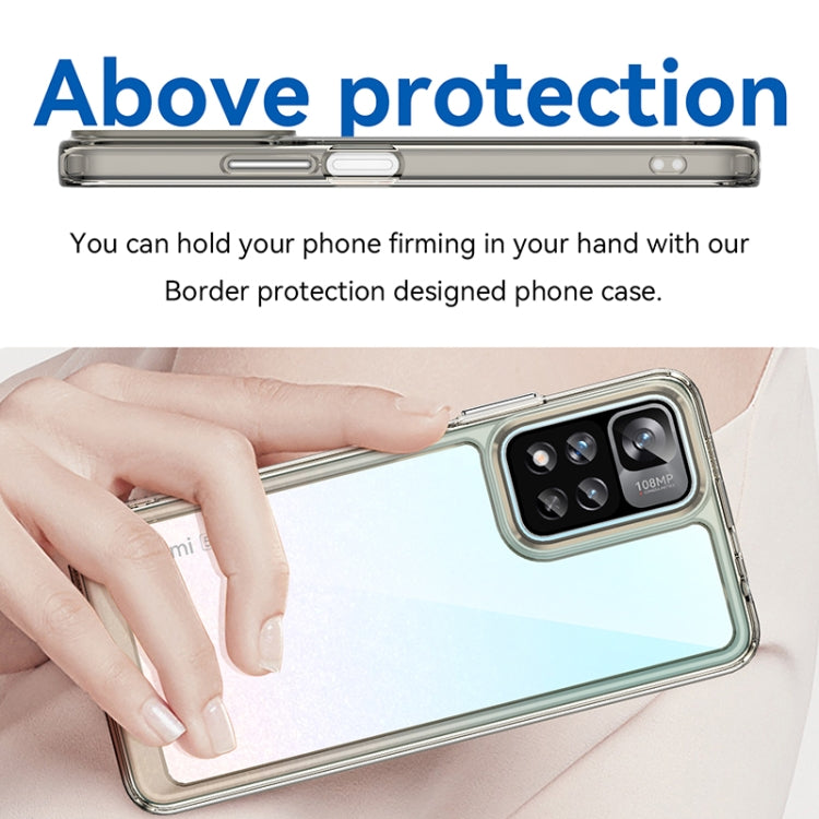 For Xiaomi Poco X4 NFC 5G Colorful Series Acrylic + TPU Phone Case