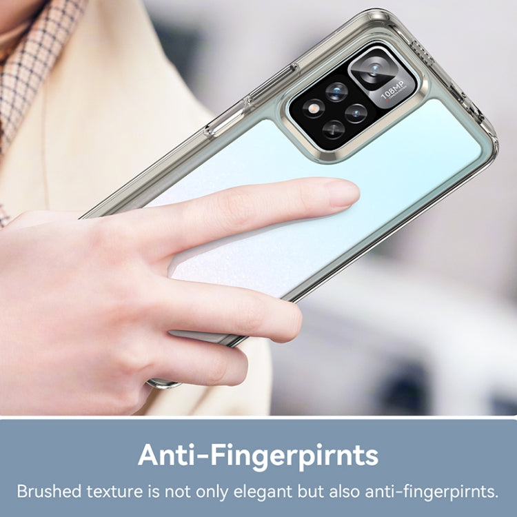 For Xiaomi Poco X4 NFC 5G Colorful Series Acrylic + TPU Phone Case