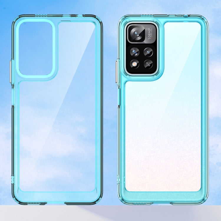 For Xiaomi Poco X4 NFC 5G Colorful Series Acrylic + TPU Phone Case