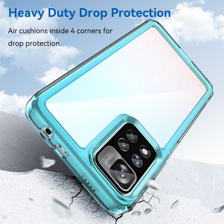 For Xiaomi Poco X4 NFC 5G Colorful Series Acrylic + TPU Phone Case