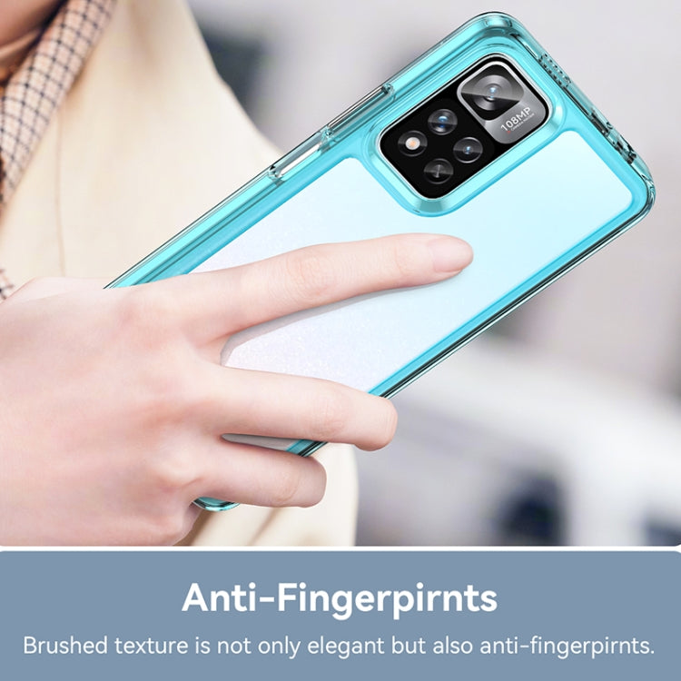 For Xiaomi Poco X4 NFC 5G Colorful Series Acrylic + TPU Phone Case