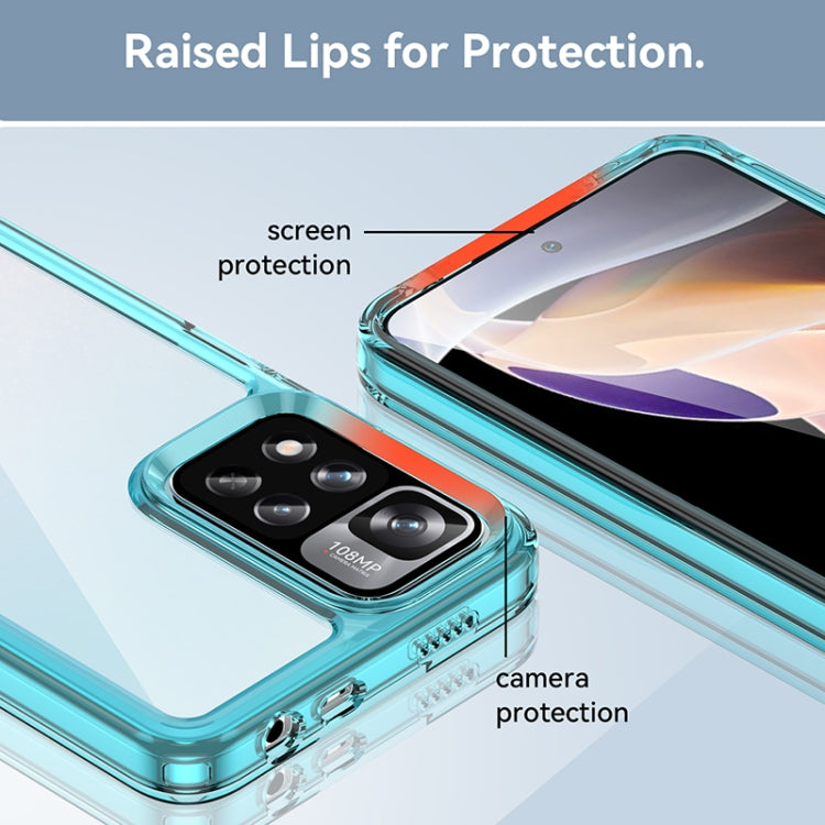 For Xiaomi Poco X4 NFC 5G Colorful Series Acrylic + TPU Phone Case