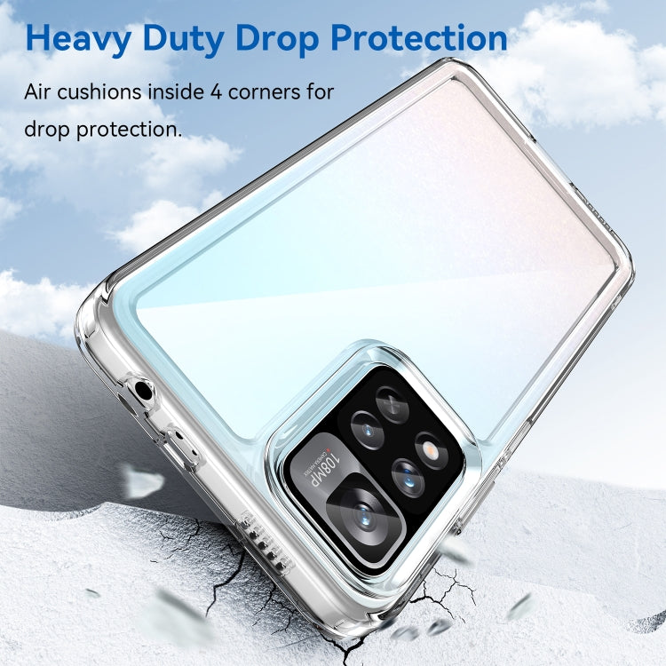 For Xiaomi Poco X4 NFC 5G Colorful Series Acrylic + TPU Phone Case