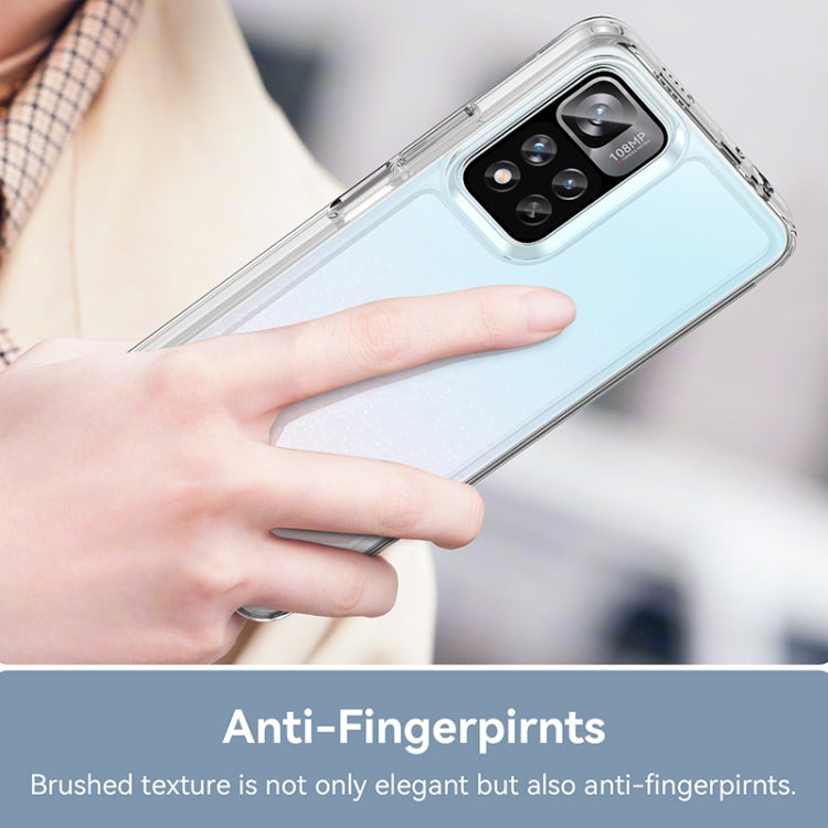 For Xiaomi Poco X4 NFC 5G Colorful Series Acrylic + TPU Phone Case