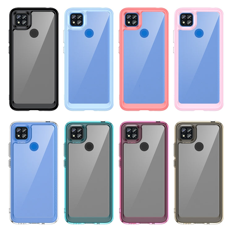 For Xiaomi Poco C3 Colorful Series Acrylic + TPU Phone Case