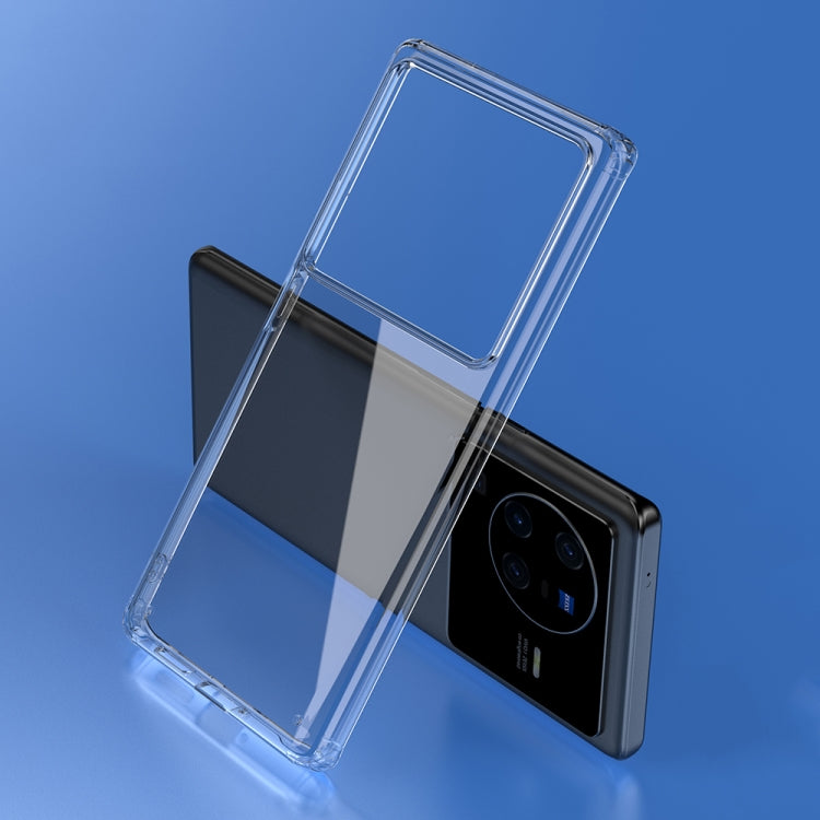 For vivo X80 Ice Crystal PC + TPU Phone Case