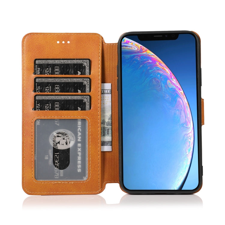 For iPhone 11 Shockproof PU + TPU Leather Phone Case