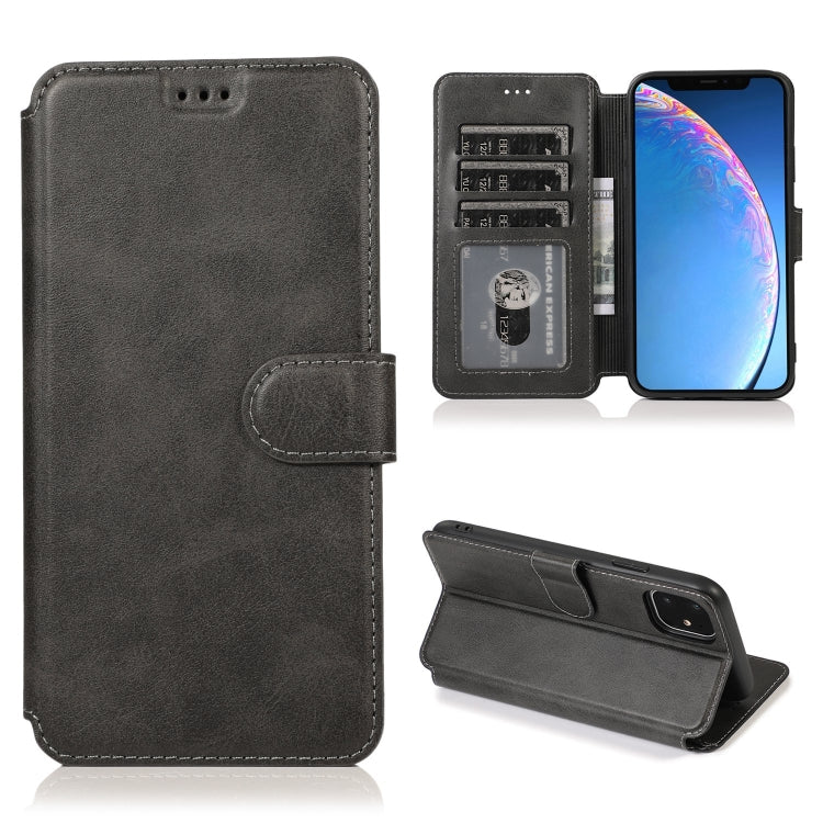 For iPhone 11 Shockproof PU + TPU Leather Phone Case