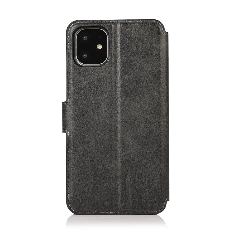For iPhone 11 Shockproof PU + TPU Leather Phone Case