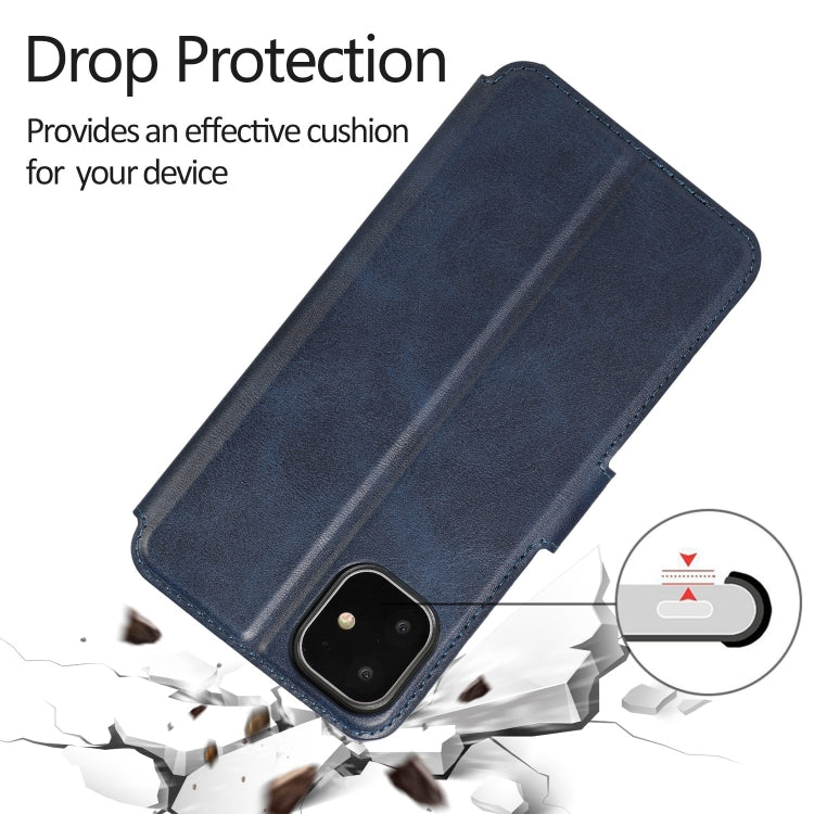 For iPhone 11 Shockproof PU + TPU Leather Phone Case
