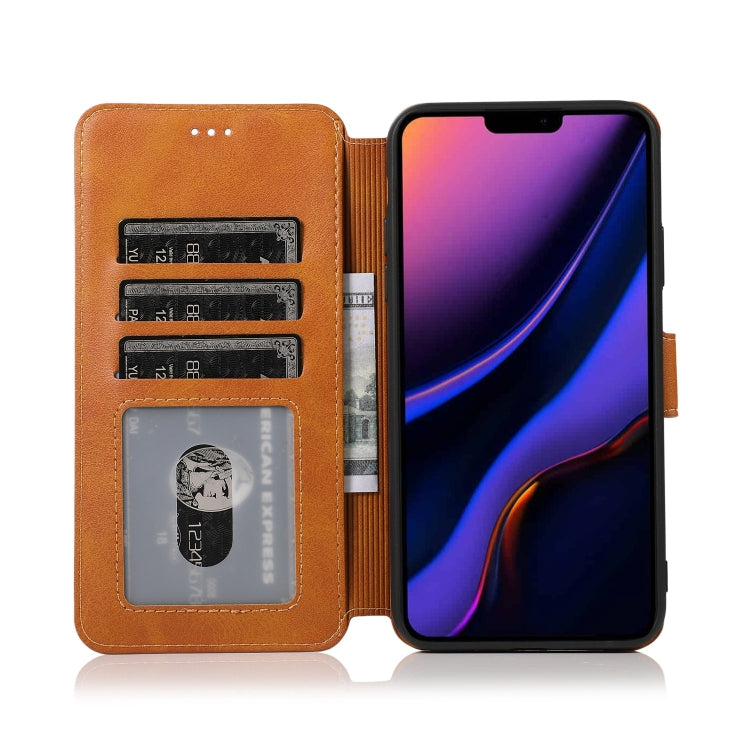 For iPhone 11 Pro Max Shockproof PU + TPU Leather Phone Case