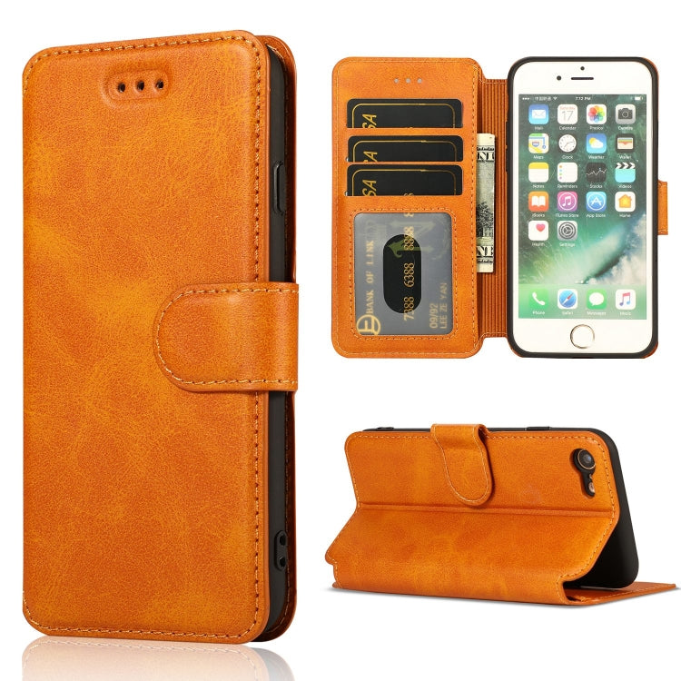 For iPhone SE 2022 / SE 2020 / 8 / 7 Shockproof PU + TPU Leather Phone Case