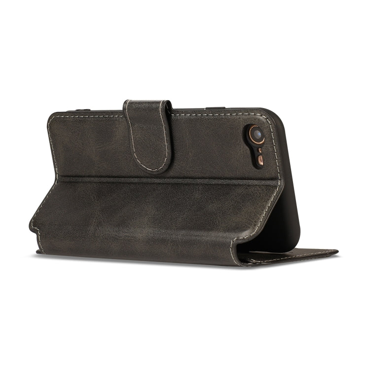 For iPhone SE 2022 / SE 2020 / 8 / 7 Shockproof PU + TPU Leather Phone Case