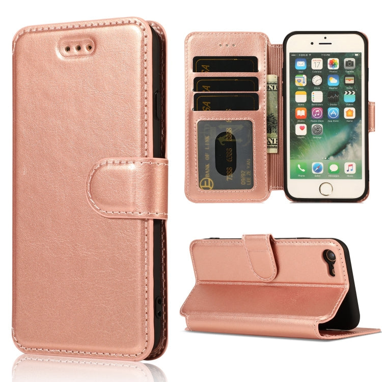 For iPhone SE 2022 / SE 2020 / 8 / 7 Shockproof PU + TPU Leather Phone Case