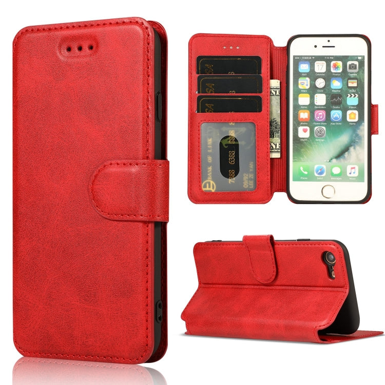 For iPhone SE 2022 / SE 2020 / 8 / 7 Shockproof PU + TPU Leather Phone Case