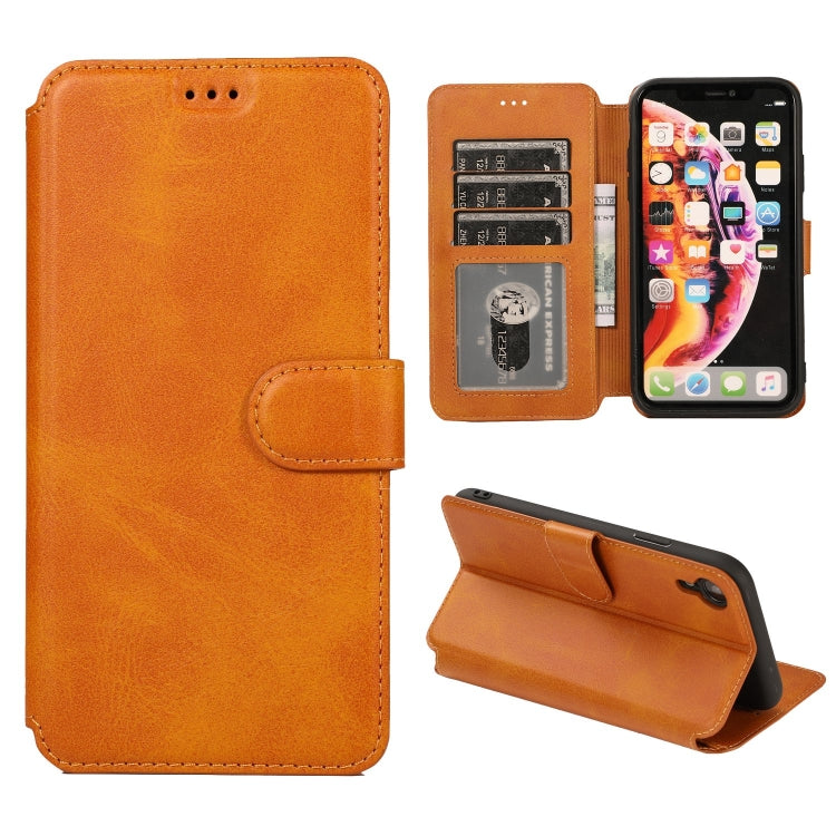 For iPhone XR Shockproof PU + TPU Leather Phone Case