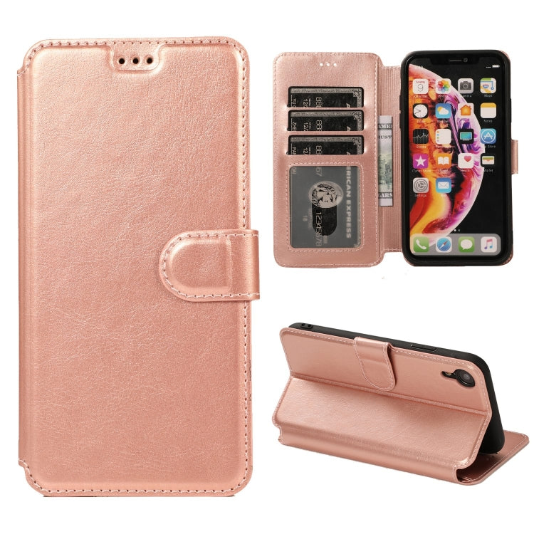 For iPhone XR Shockproof PU + TPU Leather Phone Case