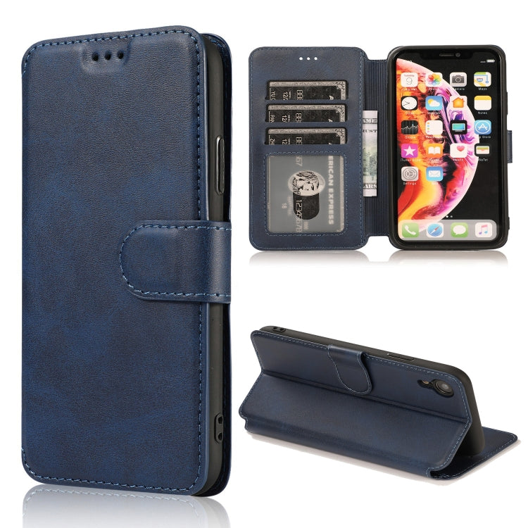 For iPhone XR Shockproof PU + TPU Leather Phone Case