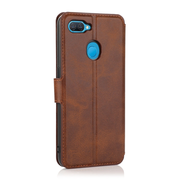 For OPPO A7 Shockproof PU + TPU Leather Phone Case