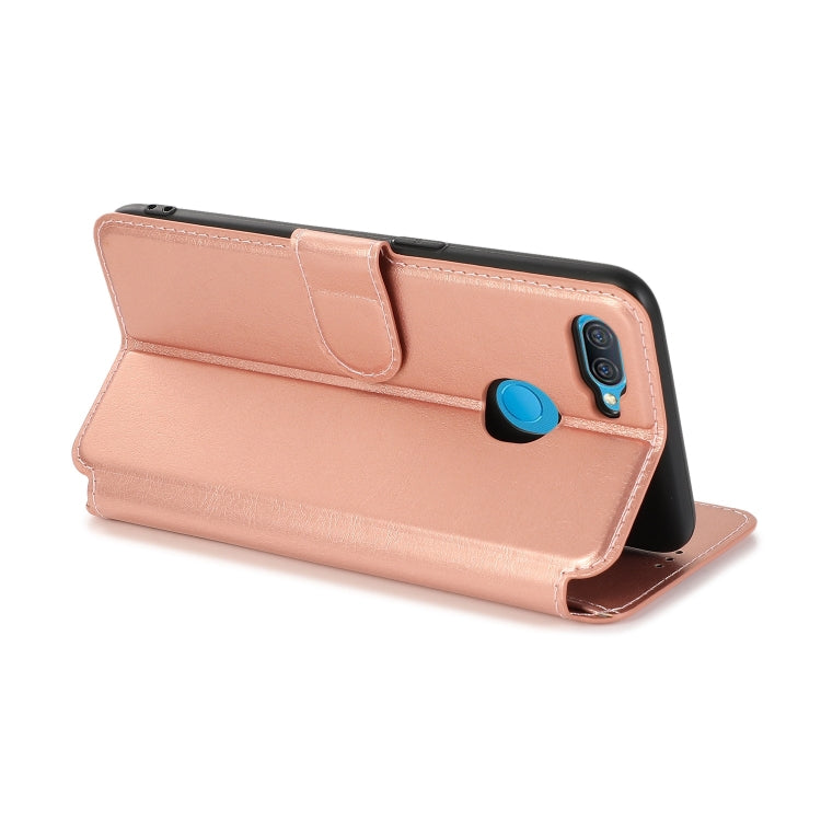 For OPPO A7 Shockproof PU + TPU Leather Phone Case