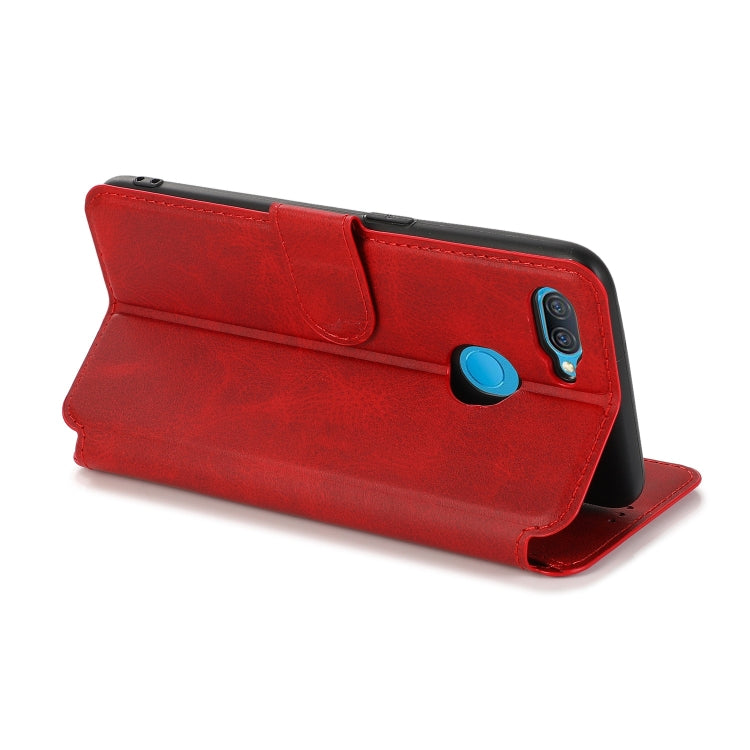 For OPPO A7 Shockproof PU + TPU Leather Phone Case