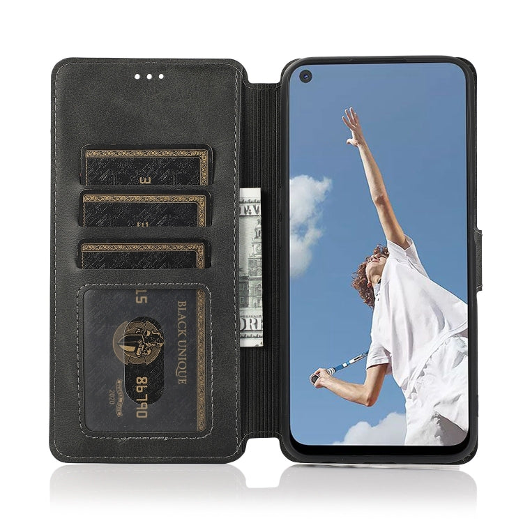 For OPPO A52 Shockproof PU + TPU Leather Phone Case